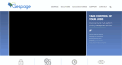 Desktop Screenshot of gespage.com