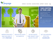 Tablet Screenshot of gespage.com